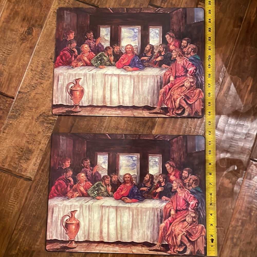 The Last Supper place mat set of 2 - Picture 4 of 7